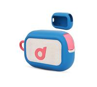 Case for SoundCore Select 4 Go Bluetooth Speaker,daunke Soft Silicone Protective Cover,Full Protection,Blue