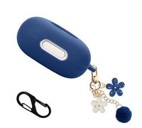 Case for Soundcore Sport X20 Earbuds, Cute Soft Silicone Scratch Shock Resistant Skin Cover,Carabiner and Keychain Accessories for Women Girls, Protective Cover for Sport X20 by Anker Case