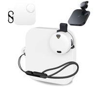 Case for Soundcore Work AI Voice Recorder,NOUKAJU Silicone Protective Case,Drop-Proof,Scratch-Proof,Shock-Proof,Protective Cover for Anker Soundcore Work Voice Recorder(White)