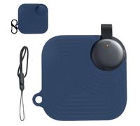 Case for Soundcore Work AI Voice Recorder,NOUKAJU Silicone Protective Case with Carabiner and Lanyard,Drop-Proof,Scratch-Proof,Protective Cover for Anker Soundcore Work Voice Recorder(Blue)