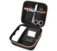 Case for SUPVAN T50M Pro / for NIIMBOT B1 / B21 Pro Label Maker Machine with Tape, Hard Bag with Mesh Pocket for Thermal Paper Accessories, Ideal for Home, Office, School Organization, Box Only, Black