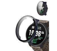 Case for Suunto RACE 2 Smartwatch, yystao Hard PC Case Cover with 9H Tempered Glass Screen Protector, Full Coverage Integrated, Blue