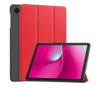 Case for T-Mobile REVVL TAB 2 10.1 Inch Tablet - PU Leather+PC Protective Cover with Folding Stand, Auto Sleep/Wake, Slim Lightweight,Shockproof Case (Red)
