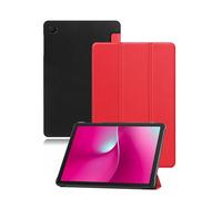 Case for T-Mobile REVVL TAB 2 10.1 inch Tablet,toergy Slim Stand Tri-Fold Hard Protective Case Cover,Waterproof,Shockproof & Dustproof,Red