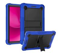 Case for T-Mobile REVVL Tab 2 Android 15 Tablet 10.1 inch,Heavy Duty Shockproof Protective Cover with Kickstand,Kids Friendly,4 Corners Thicken Shockproof,Blue+Black