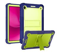 Case for T-Mobile REVVL Tab 2 Android 15 Tablet 10.1 inch,Heavy Duty Shockproof Protective Cover with Kickstand,Kids Friendly,4 Corners Thicken Shockproof,Lime Green+Blue