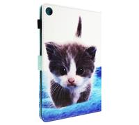 Case for Tab M10 Gen 3, Wallet with Magnetic Flip, Cat