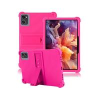 Case for Tabwee T20 10.1 Inch Tablet,daunke Soft Silicone Cover,with Folding Stand,Lightweight Shockproof,Anti-Scratch,All-Around Protection,Pink