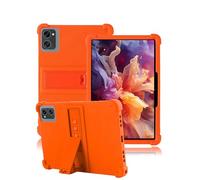Case for Tabwee T20 10.1 Inch Tablet,daunke Soft Silicone Cover,with Folding Stand,Lightweight Shockproof,Anti-Scratch,All-Around Protection,Orange