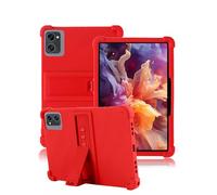 Case for Tabwee T20 10.1 Inch Tablet,daunke Soft Silicone Cover,with Folding Stand,Lightweight Shockproof,Anti-Scratch,All-Around Protection,Red