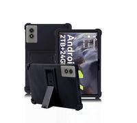 Case for TABWEE T50 11 Inch Tablet,daunke Soft Silicone Cover,with Folding Stand,Anti-Scratch,Lightweight Shockproof,All-Around Protection,Black