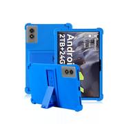 Case for TABWEE T50 11 Inch Tablet,daunke Soft Silicone Cover,with Folding Stand,Lightweight Shockproof,Anti-Scratch,All-Around Protection,Blue