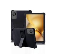 Case for TABWEE T50/Blackview ZENO 10/BESTTAB W90/MUISOO A7 11 Inch Tablet,daunke Soft Silicone Cover,with Folding Stand,Anti-Scratch,Lightweight Shockproof,All-Around Protection,Black