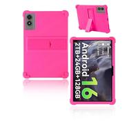 Case for Tabwee T50 Tablet 11 Inch 2026 Latest, yystao Kids Soft Silicone Case Compatible with Tabwee T50, Adjustable Stand (Pink)