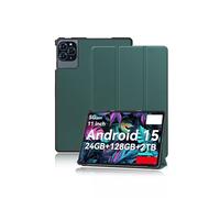 Case for TABWEE T90/KINGRID T90 11 Inch, yystao Slim Stand Tri-Fold Hard Protective Case Cover, Shockproof & Dustproof, Dark Green
