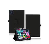 Case for TABWEE T90/KINGRID T90 Tablet 11 Inch 2025, yystao PU leather Protective Cover Compatible with TABWEE Tablet T90 11 inch - Hand-strap design, Skin-textured full wrap design, Black