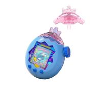 Case for Tamagotchi Paradise Digital Pet, daunke Soft PC Cover Lid, Lightweight Shockproof, Anti-Scratch, All-Around Protection, Crown Style, Transparent Pink