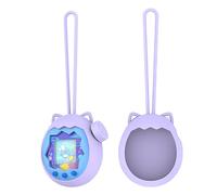 Case for Tamagotchi Paradise Digital Pet,daunke Soft silicone Cover,Integrated protective case with a strap,Lightweight Shockproof,Anti-Scratch,All-Around Protection,purple
