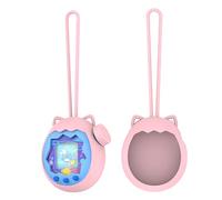 Case for Tamagotchi Paradise Digital Pet,daunke Soft silicone Cover,Integrated protective case with a strap,Lightweight Shockproof,Anti-Scratch,All-Around Protection,pink