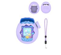 Case for Tamagotchi Paradise Digital Pet,daunke Soft silicone Cover,With a lanyard,Lightweight Shockproof,Anti-Scratch,All-Around Protection,purple