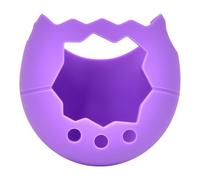 Case for Tamagotchi Paradise Soft Silicone Cover, Protector Sleeve Skin for Virtual Pet Game Machine with Detachable Lanyard Portable Anti-Drop Holder (Purple)