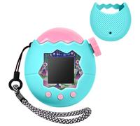 Case for Tamagotchi Paradise Soft Silicone Cover, Protector Sleeve Skin for Virtual Pet Game Machine with Detachable Lanyard Portable Anti-Drop Holder (Jade)