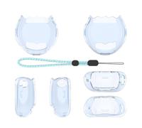 Case for Tamagotchi Paradise Soft Silicone Cover,Silicone Protective Portable Scratch Shock Resistant Shell Without Button Cover，Blue