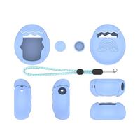 Case for Tamagotchi Paradise,Virtual Electronic Pet Protective Silicone Case Cove Skin with Lanyard (blue)