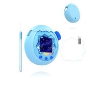 Case for Tamagotchi Paradise, yystao Soft Silicone Protective Cover With Lanyard and TPU Screen Protector, Dustproof, Anti-Scratch & Anti-Drop, Blue