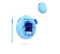 Case for Tamagotchi Paradise, yystao Soft Silicone Protective Cover With Lanyard and TPU Screen Protector, Dustproof, Anti-Scratch & Anti-Drop, Purple