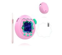 Case for Tamagotchi Paradise, yystao Soft Silicone Protective Cover With Lanyard and TPU Screen Protector, Dustproof, Anti-Scratch & Anti-Drop, Pink