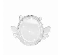 Case for Tamagotchi Uni, Virtual pet Hard Crystal Protective Case, Full Anti-Scratch Standable Clear PC Cover(Angel Glitter)