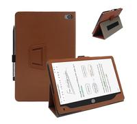 Case for TCL Note A1 NXTPAPER 11.5-Inch Tablet,Shockproof PU Leather Cover with Hand Strap, Two-Fold Stand,Compatible with A1 NXTPAPER 11.5" Android Tablet (Brown)