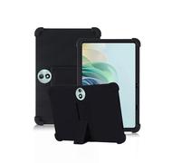 Case for TCL NXTPAPER 11 Gen 2 11 Inch Tablet,daunke Soft Silicone Cover,with Folding Stand,Anti-Scratch,Lightweight Shockproof,All-Around Protection,Black