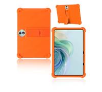 Case for TCL NXTPAPER 11 Gen 2 Tablet 11 Inch 2025 Latest, yystao Kids Soft Silicone Case Compatible with TCL NXTPAPER 11 Gen2, Adjustable Stand (Orange)