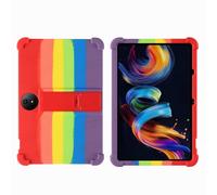Case for TCL NXTPAPER 11 Plus 11.5 inch Tablet - Kids Friendly Shockproof Silicone Soft Shock Proof Protective Cover with PC Adjustable Stand (Rainbow)