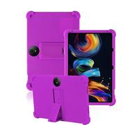 Case for TCL NXTPAPER 11 Plus 11.5 Inch,toergy Soft Silicone Shockproof Tablet Cover with Adjustable Stand, Full Coverage Anti-Scratch Protective Case for TCL NXTPAPER 11 Plus 11.5" Tablet (Purple)