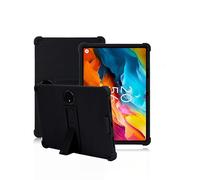 Case for TCL NXTPAPER 14 14.3 Inch Tablet,daunke Soft Silicone Cover,with Folding Stand,Anti-Scratch,Lightweight Shockproof,All-Around Protection,Black