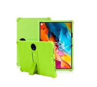 Case for TCL NXTPAPER 14 14.3 Inch Tablet,daunke Soft Silicone Cover,with Folding Stand,Lightweight Shockproof,Anti-Scratch,All-Around Protection,Green