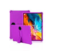Case for TCL NXTPAPER 14 14.3 Inch Tablet,daunke Soft Silicone Cover,with Folding Stand,Lightweight Shockproof,Anti-Scratch,All-Around Protection,Purple