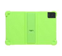 Case for TCL TAB 10L Gen 2 8492A, TCL TAB 10L Gen 3 8193A, TCL TAB 10L LTE Gen 3 8194A 10.1 inch Tablet with PC Kickstand, Soft Silicone, Washable, Thickened Corner Shockproof Case, Green
