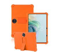 Case for TCL TAB 11 Gen 2 11 Inch, toergy Soft Silicone Shockproof Tablet Cover with Adjustable Stand, Full Coverage Anti-Scratch Protective Case for TCL TAB 11 Gen 2 11" Tablet (Orange)