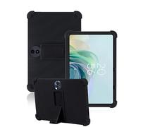Case for TCL TAB 11 Gen 2 11 Inch,toergy Soft Silicone Shockproof Tablet Cover with Adjustable Stand, Full Coverage Anti-Scratch Protective Case for TCL TAB 11 Gen 2 11" Tablet (Black)