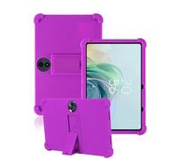 Case for TCL TAB 11 Gen 2 11 Inch, toergy Soft Silicone Shockproof Tablet Cover with Adjustable Stand, Full Coverage Anti-Scratch Protective Case for TCL TAB 11 Gen 2 11" Tablet (Purple)