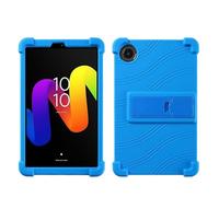 Case for TCL Tab 8 Gen 2 Model 8188X1 8.7 inch Tablet with PC Kickstand, Soft Silicone, Washable, Thickened Corner Shockproof Case, Blue