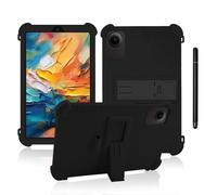 Case for TCL TAB 8 NXTPAPER Tablet 8.7inch,NOUKAJU Tablet Protection Case,Adjustable Bracket,Soft Silicone,Silicone Protection Cover for TCL TAB 8 NXTPAPER(Black)