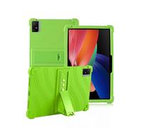 Case for TCL TAB11 11 Inch Tablet,daunke Soft Silicone Cover,with Folding Stand,Lightweight Shockproof,Anti-Scratch,All-Around Protection,Green