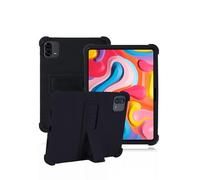 Case for TECLAST ArtPad Air 11 Inch Tablet,daunke Soft Silicone Cover,with Folding Stand,Anti-Scratch,Lightweight Shockproof,All-Around Protection,Black