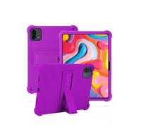Case for TECLAST ArtPad Air 11 Inch Tablet,daunke Soft Silicone Cover,with Folding Stand,Lightweight Shockproof,Anti-Scratch,All-Around Protection,Purple