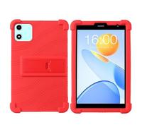 Case for Teclast P50 Mini 8.68 inch, Alldocube iPlay 60 Mini 8.7 inch Tablet with PC Kickstand, Soft Silicone, Washable, Thickened Corner Shockproof Case, Red